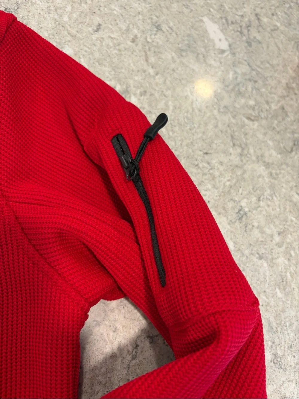 Maryland Terrapins Campus Heritage Men's Red Quarter-Zip Pullover-Medium